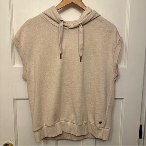 ⭐️ Garcia Ladies Large Sleeveless Cream Hoodie